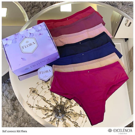 Kit de calcinhas com 7 unidades - Excelência